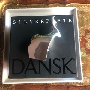 ❄️🎄Dansk - Reindeer Modern Figure - SILVERPLATED NIB